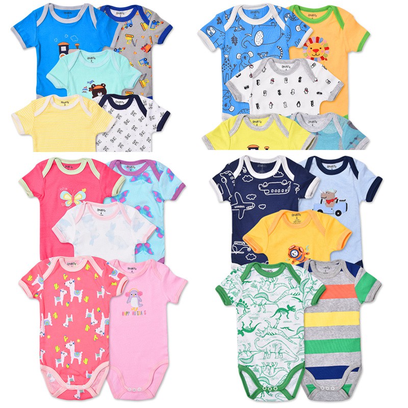 Carter Macacão De Bebê Recém-Nascido Unissex De Manga Curta Em Algodão 0-24 Meses em Oferta na Shopee