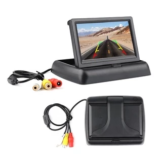 4.3 Polegada TFT LCD Monitor Do Carro Rear View Câmera De Visão Traseira Hd Dobrável