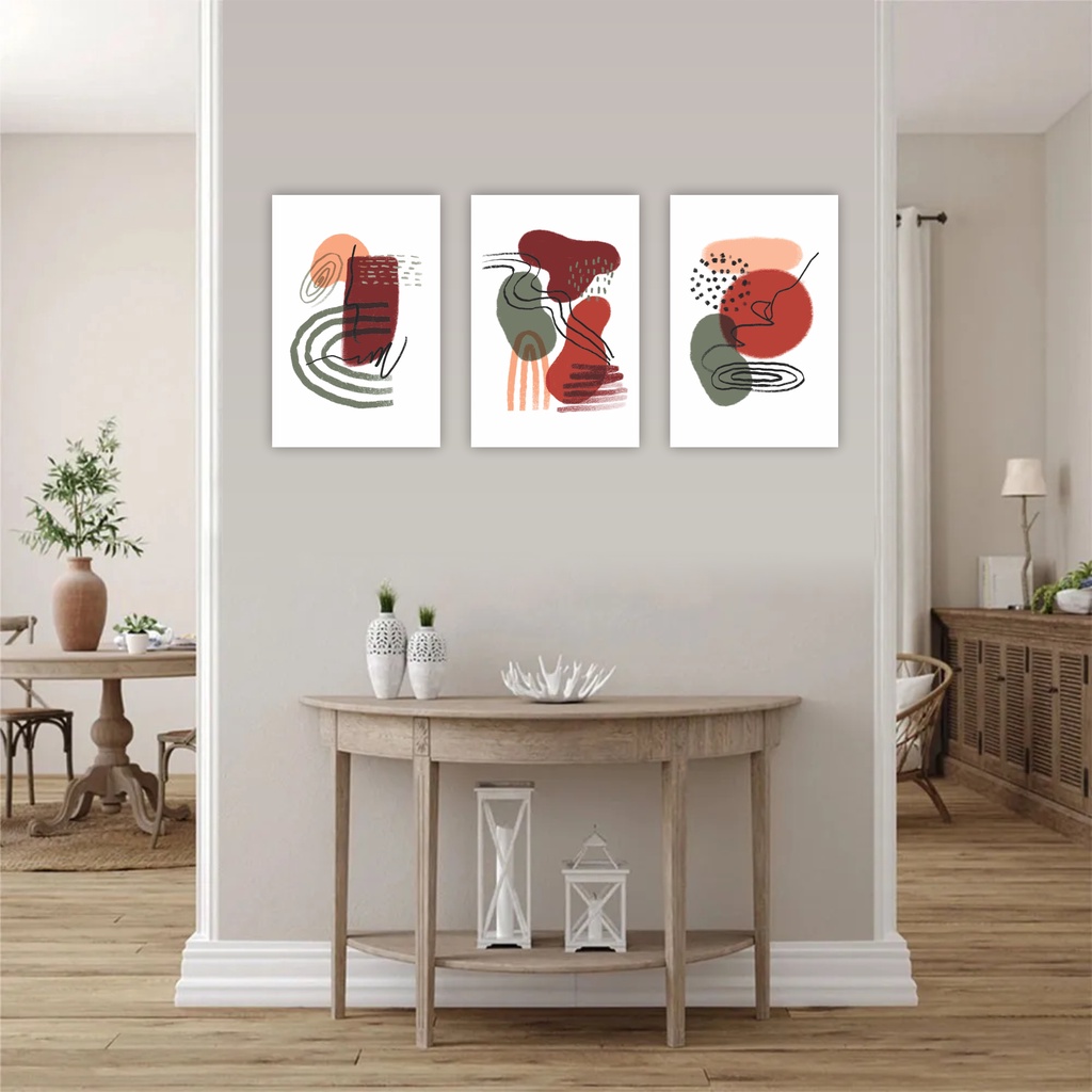 Quadro Decorativo Abstrato 30x20cm PVC 2mm | Shopee Brasil