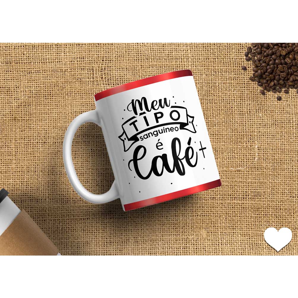 Caneca Em Polimero Loucos Por Café Personalizada | Shopee Brasil