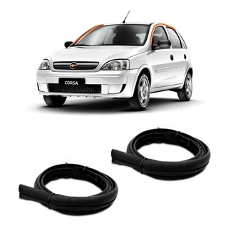 Par Borracha Pingadeira Vedação Corsa Maxx Hatch Sedan 2003 2004 2005 2006 2007 2008 2009 2010 2011 2012