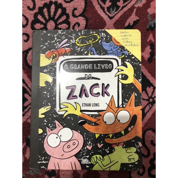 O grande livro do Zack | Shopee Brasil