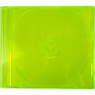 25 Estojos Cd Box Capas Tradicional Verde Translucido