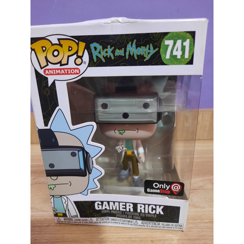 Funko Pop! Rick And Morty Gamestop Mystery Box Exclusivo Original - Moça do  Pop - Funko Pop é aqui!