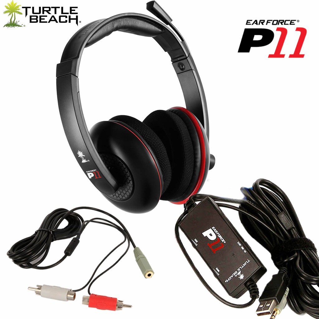 Headset Turtle Beach Ear Force P11 para Pc Gamer Console Ps3
