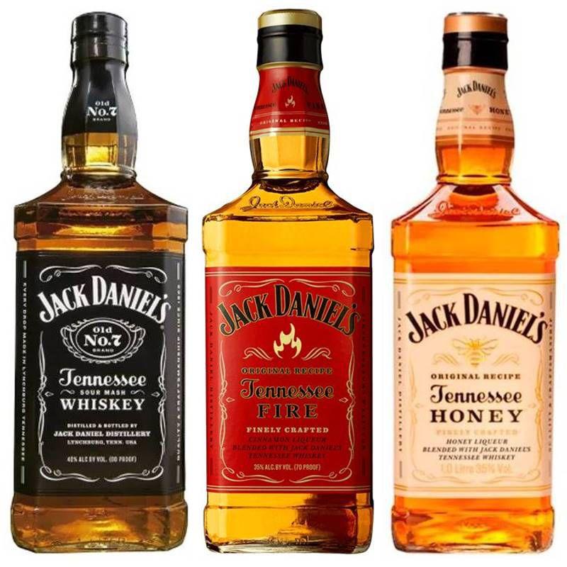 Kit Whisky Jack Daniels - Old Nº7 + Honey Mel + Fire | Shopee Brasil