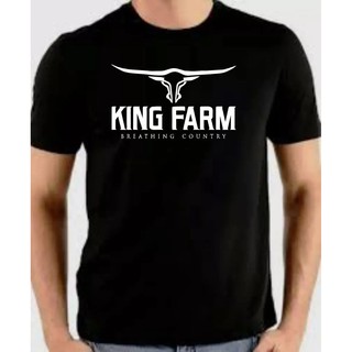 Camiseta Country King Farm 100% Algodão