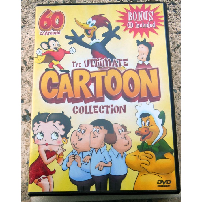 Dvd Ultimate Cartoon Collection Betty Boop Região 1 Original - Set 60  Desenhos Animados + Bônus Cd 51 músicas