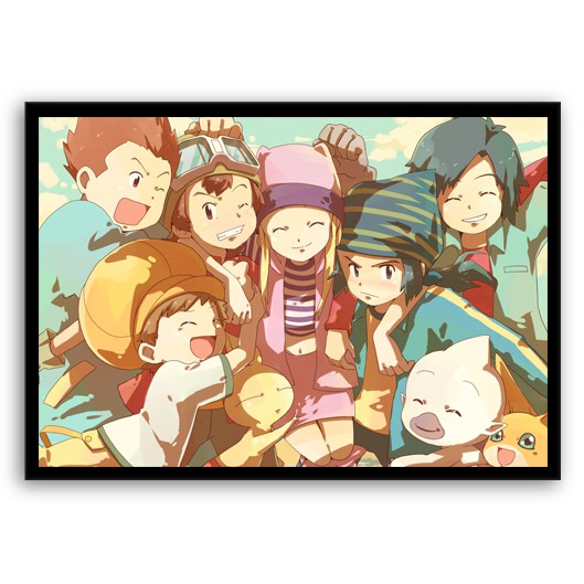 Poster DIGIMON (placa decorativa - MDF - 28X40cm) | Shopee Brasil