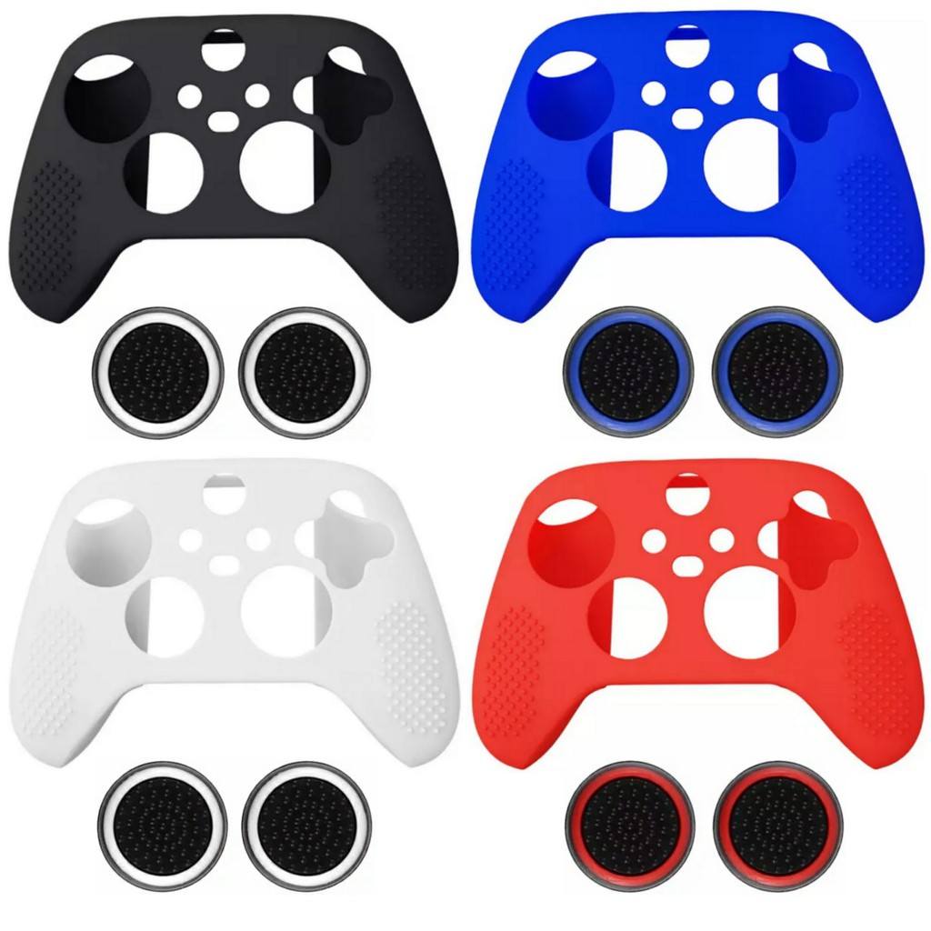 Capa Controle Silicone Xbox Series S / X + Grip Analogico