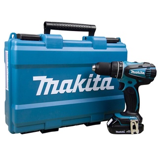 Furadeira / Parafusadeira de Impacto a Bateria 18V DHP 456 RHE 220V - MAKITA