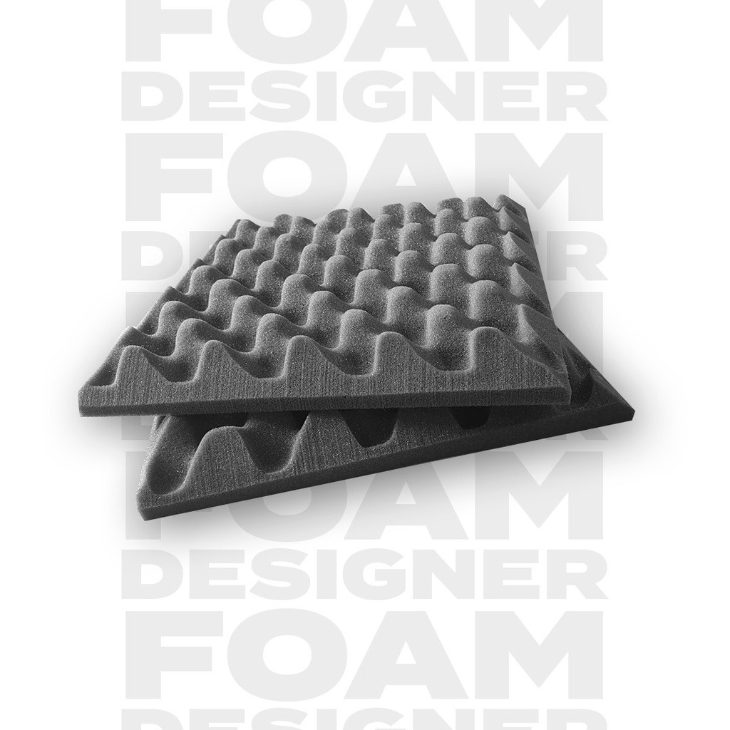 Espuma Acústica 50cm X 50cm X 3,5cm 5 unidades
