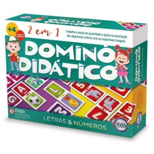 Jogo De Domino Plastico Colorido - Loja Toinho Variedades