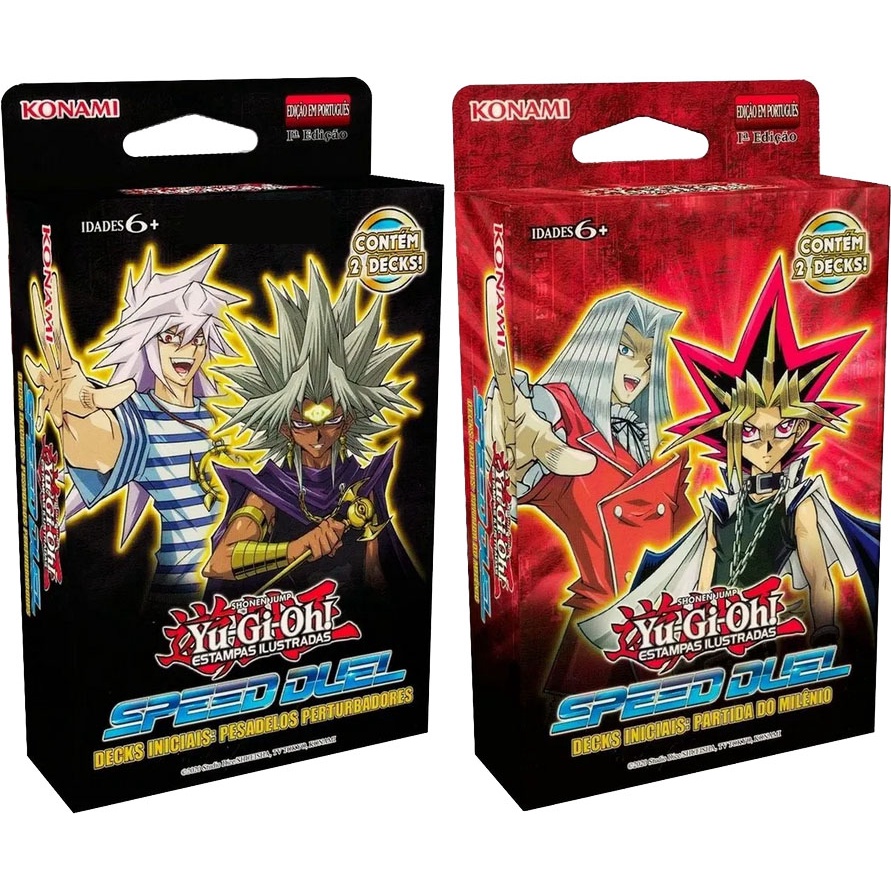 Yugioh Deck Iniciak Kit Para 2 Jogadores Starter Set Português