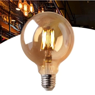 Lâmpada Retrô Filamento Led Globo G95 4w Bivolt Luz Quente