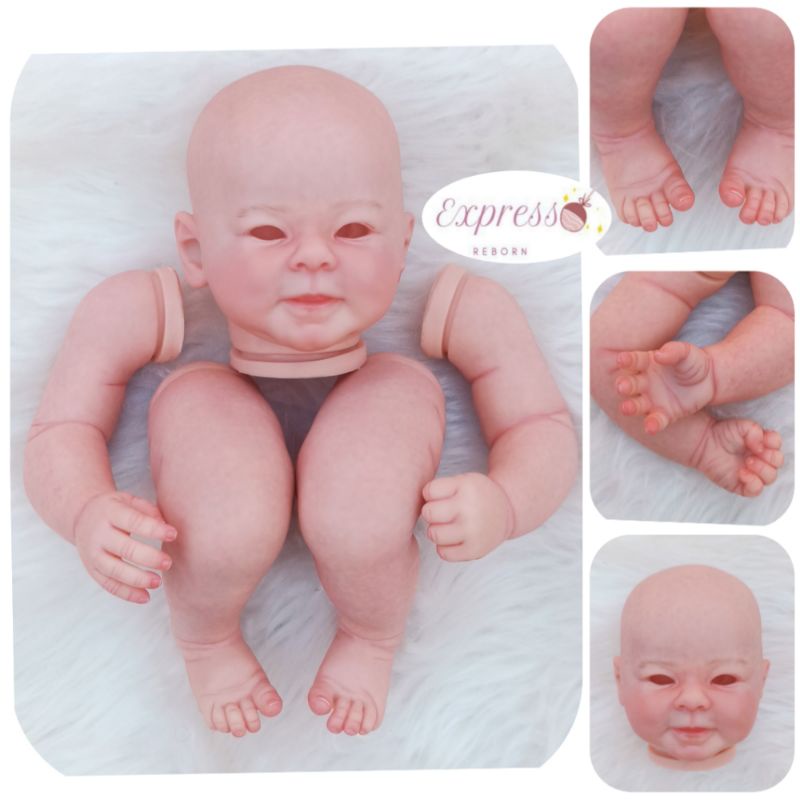 Bebe Reborn Pintado Molde Greta Shopee Brasil