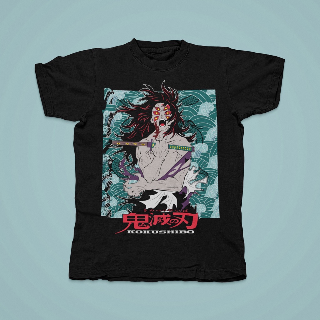 Camiseta Camisa Kokushibo Oni Kimetsu No Yaiba 1