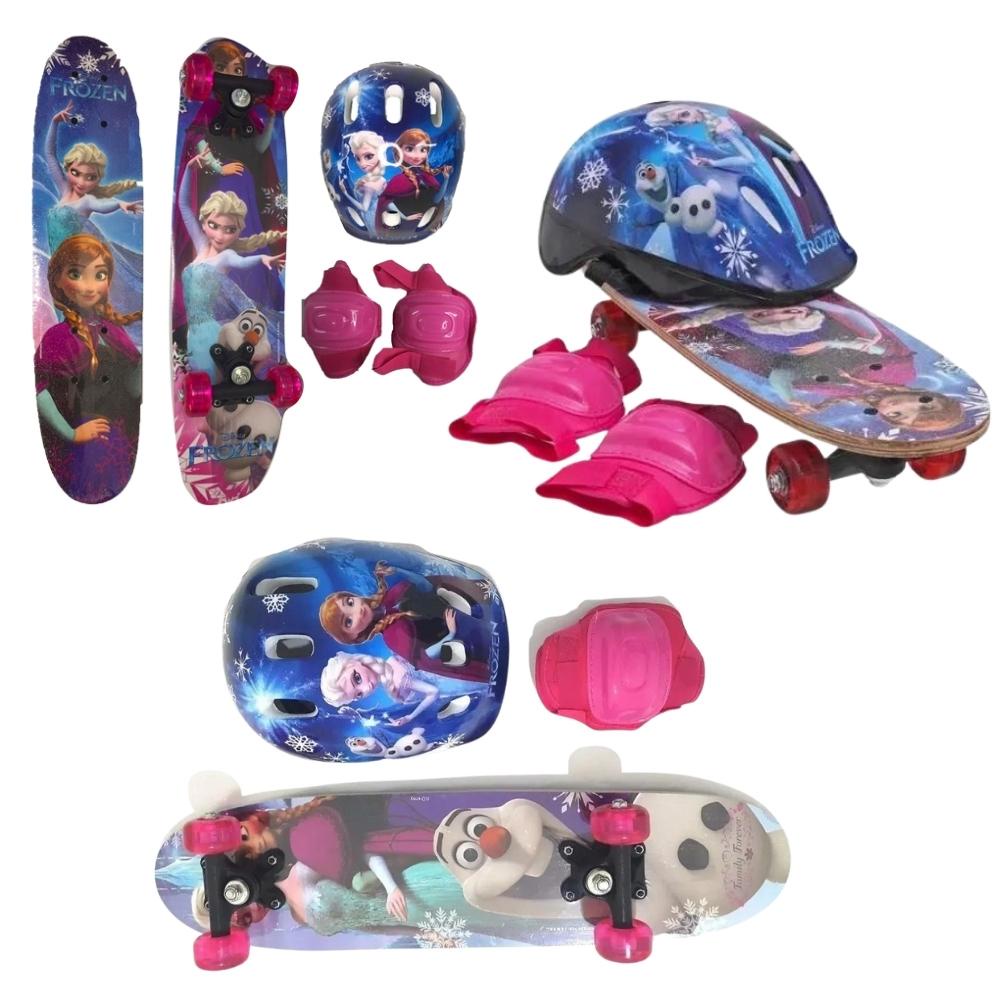 Skate Infantil Frozen Menina com Proteção no Shoptime