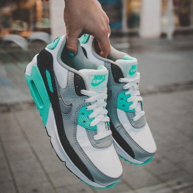 Nike air max 90 feminino best sale verde agua