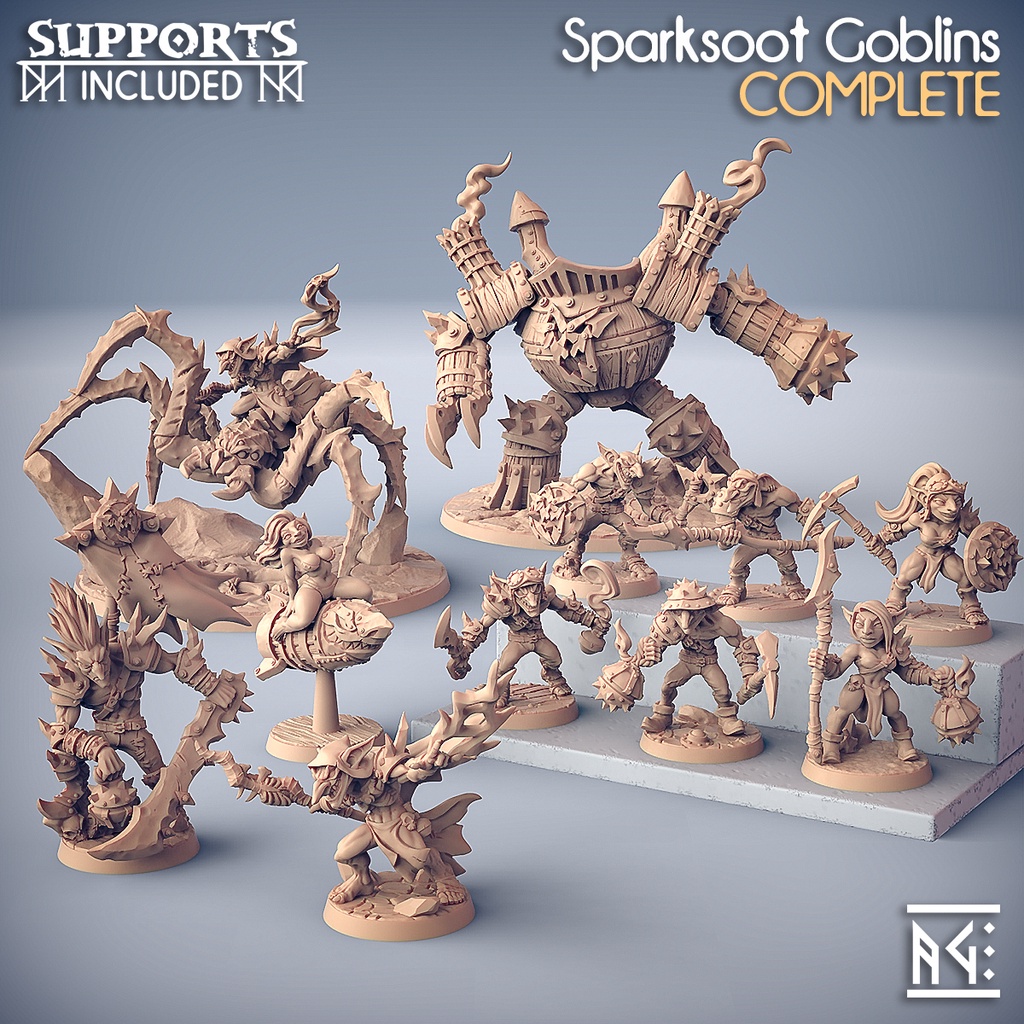 Miniaturas de Goblins para RPG, Zombicide, D&D