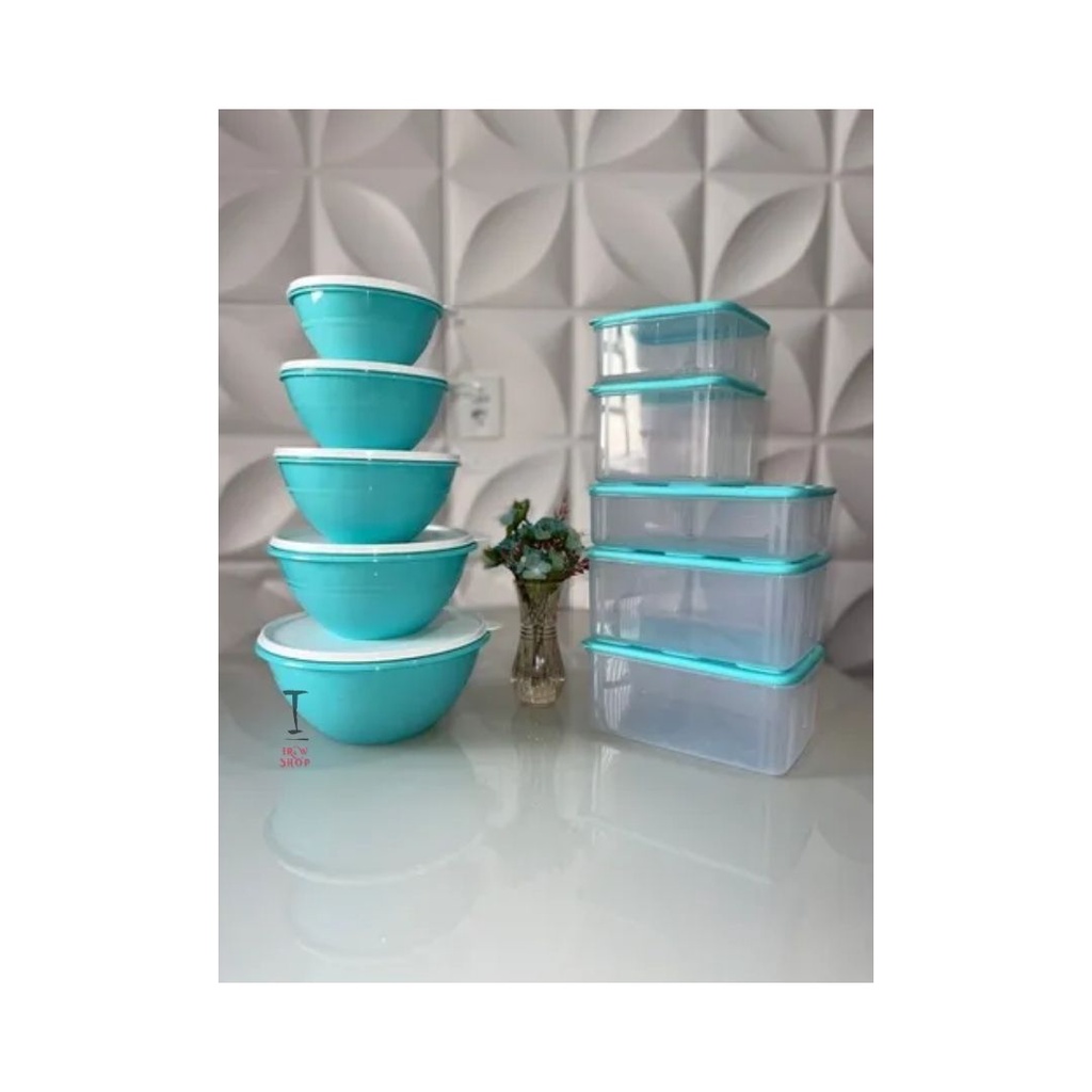 Kit Tupperware Frescor e Organização 10 Pç | Shopee Brasil