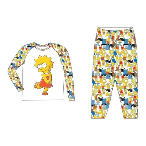 Pijama Lisa Simpsons Longo Infantil | Shopee Brasil