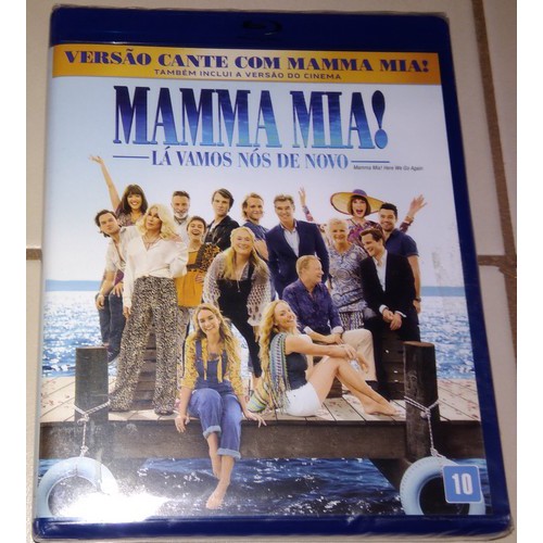 Blu-ray Mamma Mia - Lá Vamos Nós De Novo (lacrado)