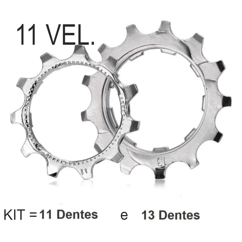 Cog Pinhão Para Cassete K7 Bike 11/12 Velocidades kit com Cog de