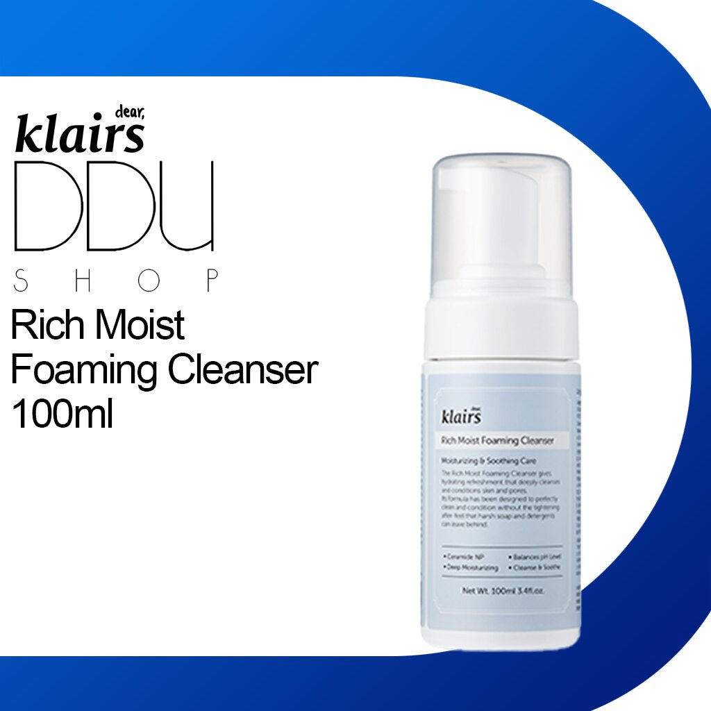 Klairs Rich Moist Foaming Cleanser 100ml