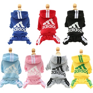 [7 Cores] Roupas De Cachorro Da Moda Esportivas De Estimação Camisola Casual De Quatro Patas