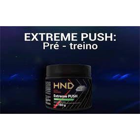 Pré-treino HND Extreme Push tem como finalidade aumentar a disposição e a  sua performance durante seus treino…