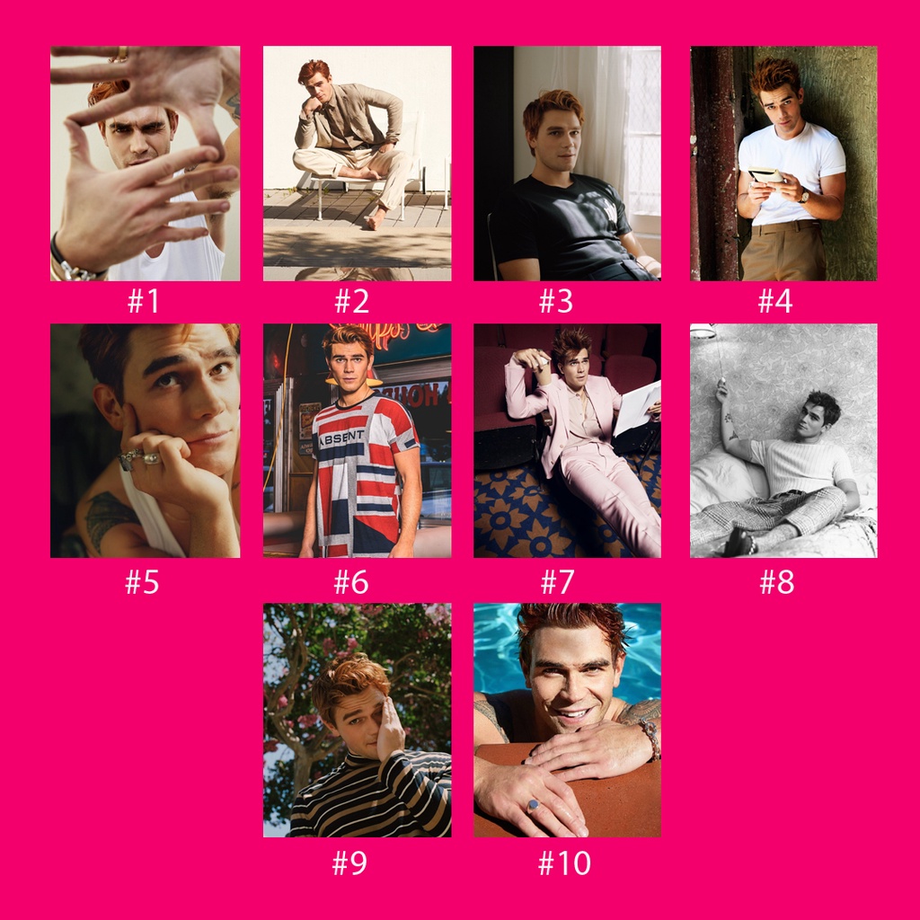 KJ Apa - Pack 01 - Photocard/Polaroid/A5/A4 (Leia a descrição) | Shopee  Brasil