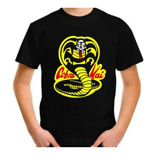 Camiseta Cobra Kai Serpente Infantil E Juvenil Shopee Brasil
