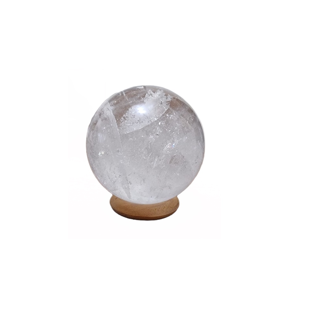 Esfera Bola de Cristal Pedra Quartzo Extra Transparente Tamanho G Cod 720.1  - Loja CristaisdeCurvelo