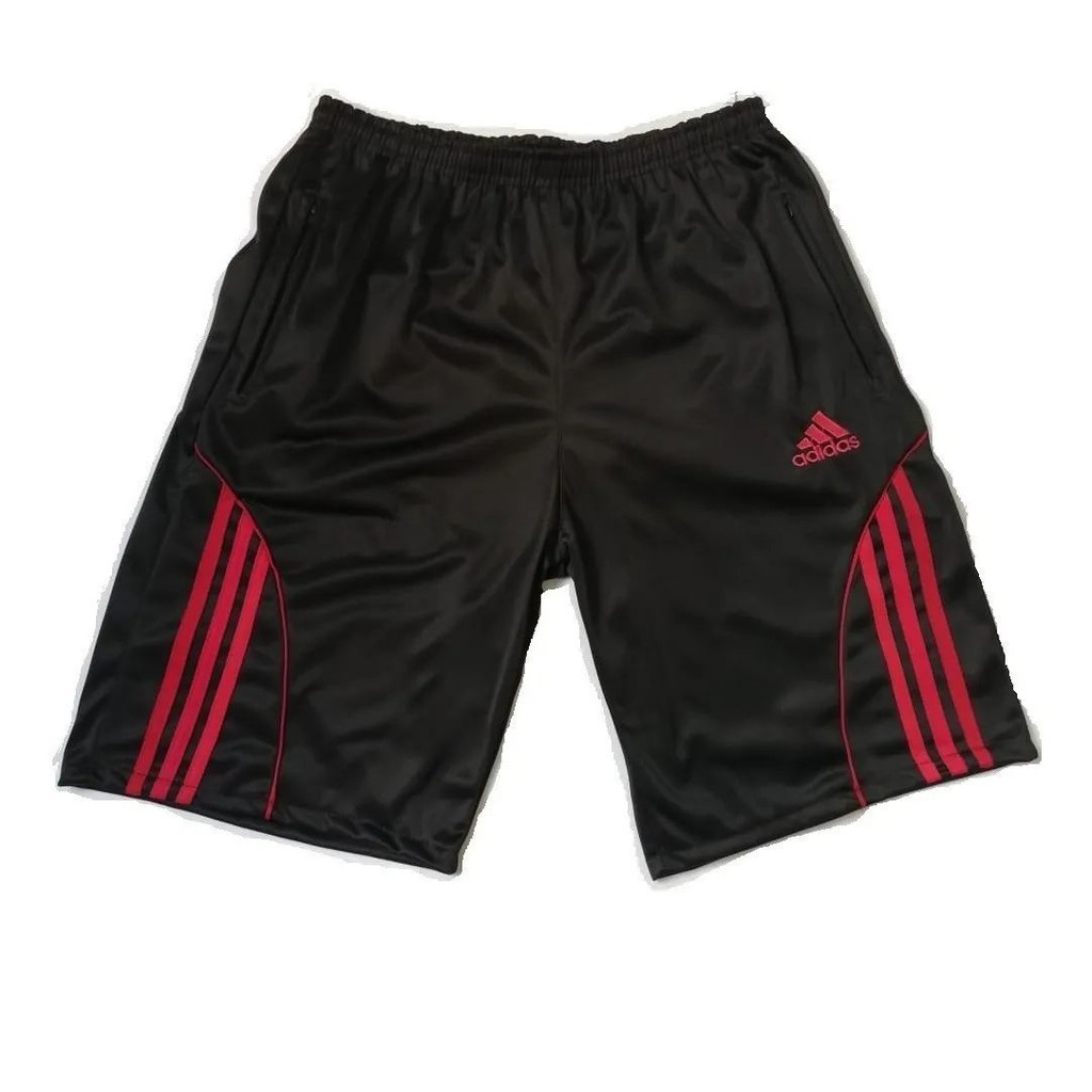 Bermuda Shorts Adidas Masculina Com Bolso De Ziper