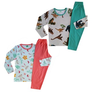 Pijama de frio Infantil 1 conjunto menina ou menino inverno 1 ao 8 em Oferta na Shopee