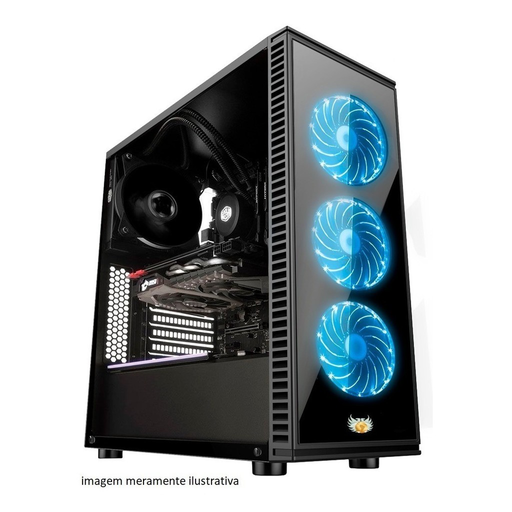 Pc Gamer Core I5 16gb 1tb Gtx 1050ti Water Cooler Wi-fi 500w