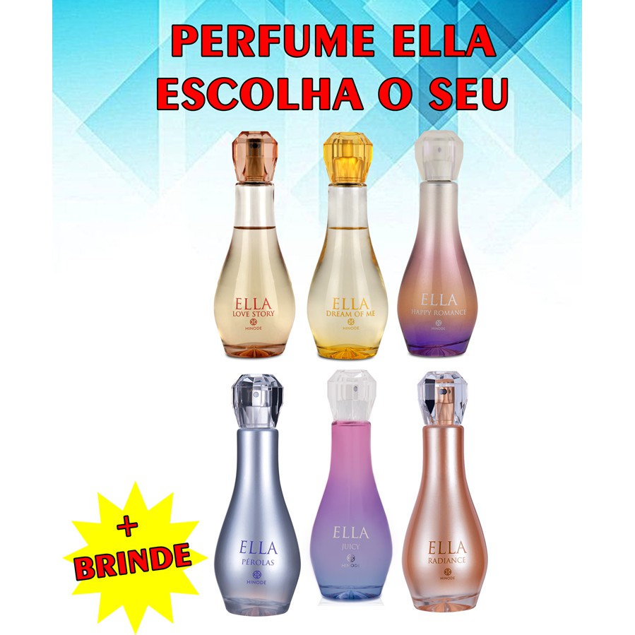 Perfume Ella 100ml Escolha o Seu BRINDE Super Promo o