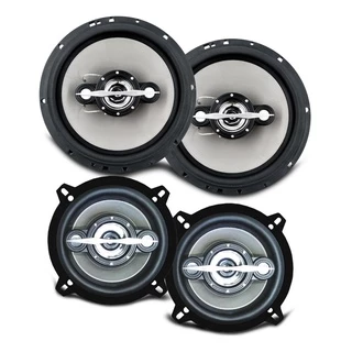 Kit 4 Alto Falante Som Automotivo Carro 6 E 5 Leson 280w