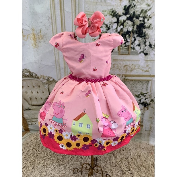 Vestido peppa best sale pig pronta entrega