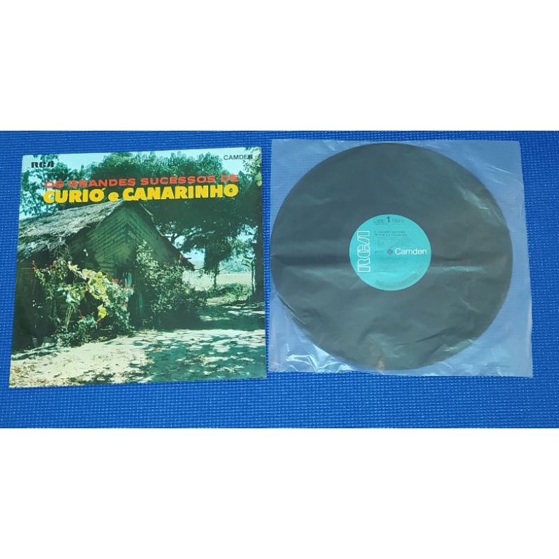 LP (Disco de vinil) - Curió e Canarinho - Os grandes sucessos ...