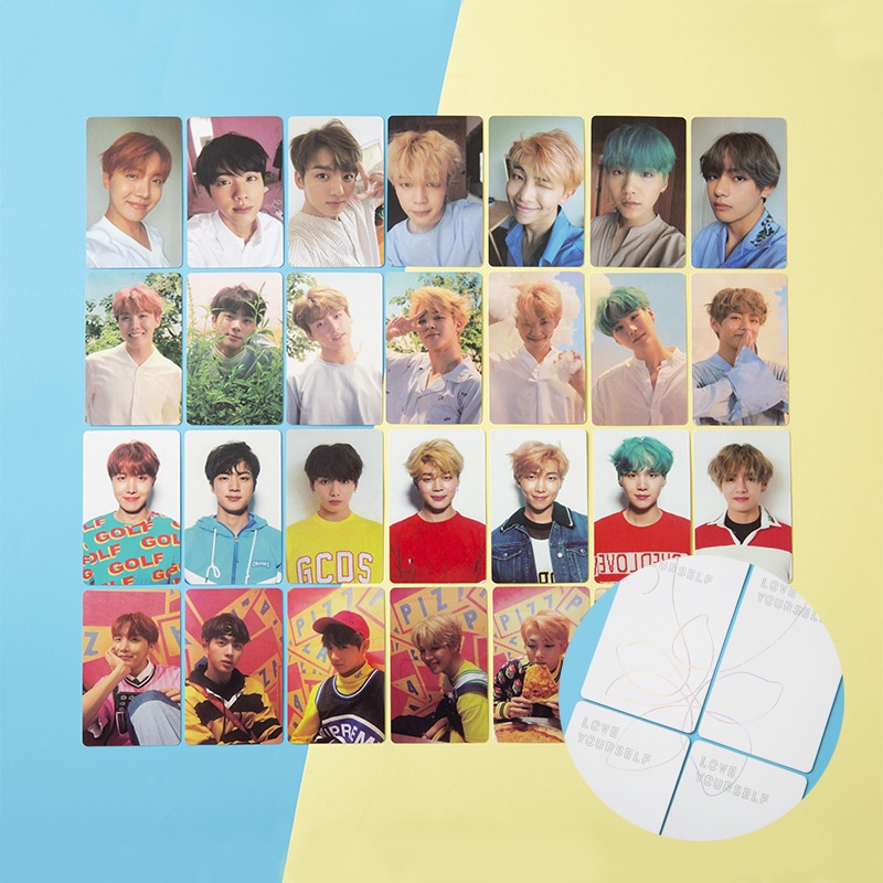 KPOP Bangtan Boys LOVE YOURSELF Seus Mesmos Cartões Fotográficos