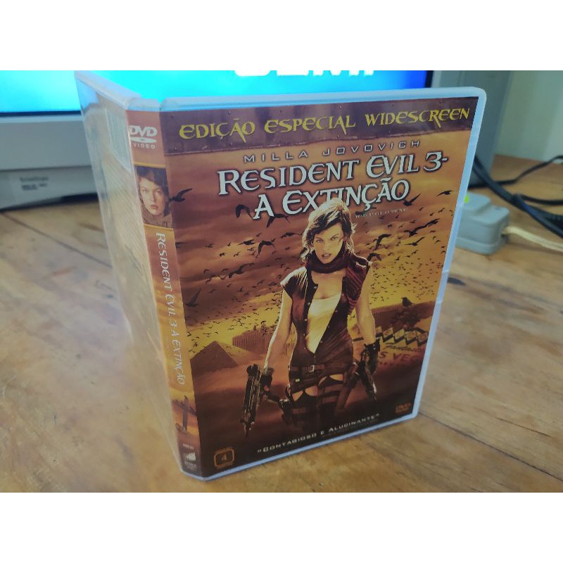 DVD Resident Evil 3 A Extinção original usado | Shopee Brasil