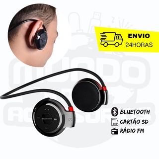 Fone De Ouvido Sem fio Bluetooth Mini 503 Mp3 / Radio /Cartão memoria