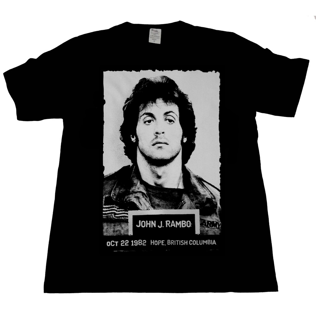 Camiseta John Rambo Sylvester Stallone Filme Ação Clássico