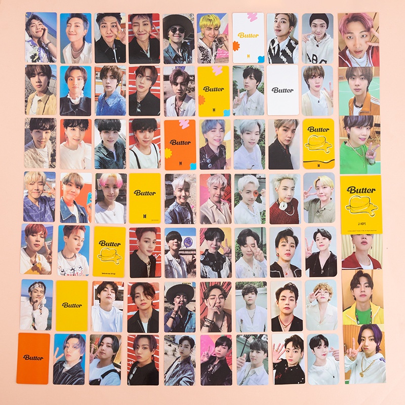 10 Sets Kpop BTS Butter CD Photocard HD Photo Card Lomo Card