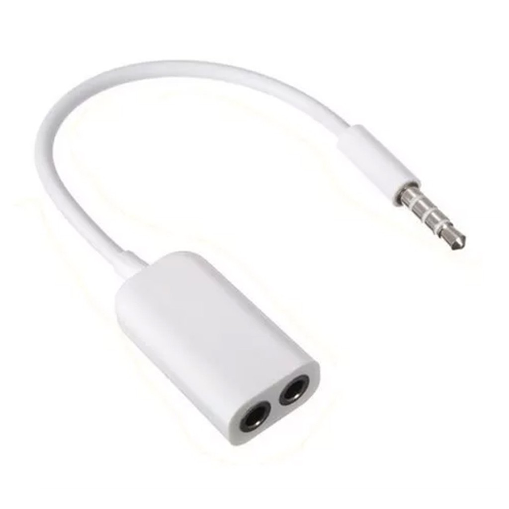 Cabo Adaptador Duplicador 3,5mm Fone De Ouvido 2 Saídas P2