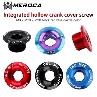 MEROCA M18 M19 M20 Parafuso De Manivela De Bicicleta/Peça Única/Capa Para Kits Shimano/Acessórios