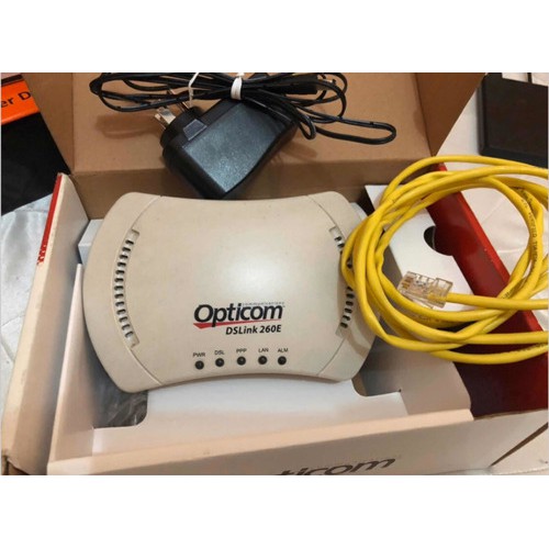 Modem Opticom Dslink 260e - Novo | Shopee Brasil
