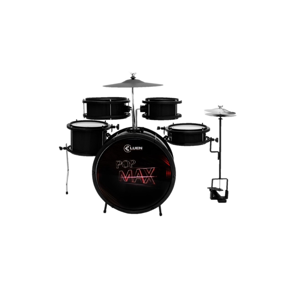 BATERIA LUEN INFANTIL POP MAX VERMELHA - BATERIA LUEN INFANTIL POP MAX  VERMELHA - LUEN